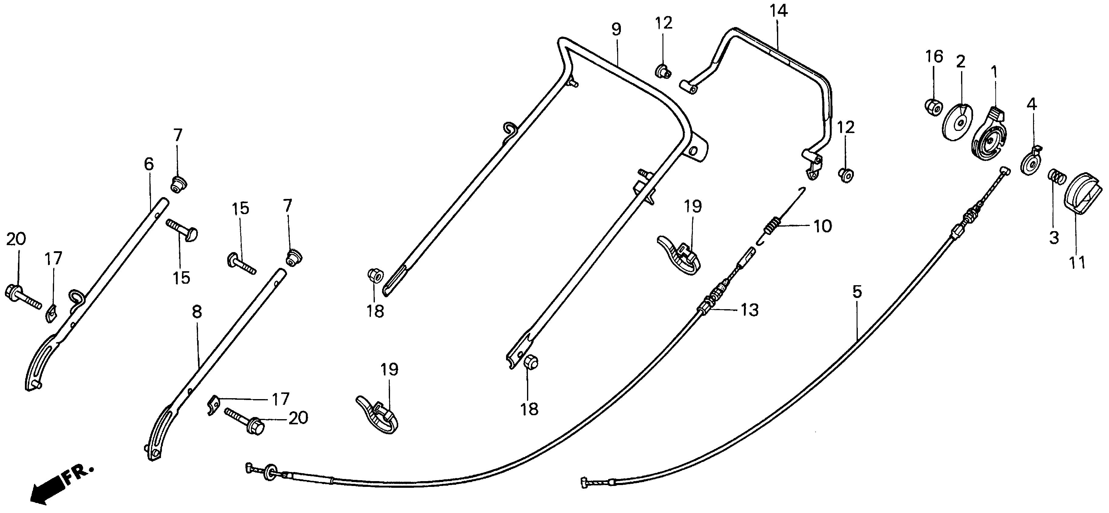 Honda hr173 deals parts